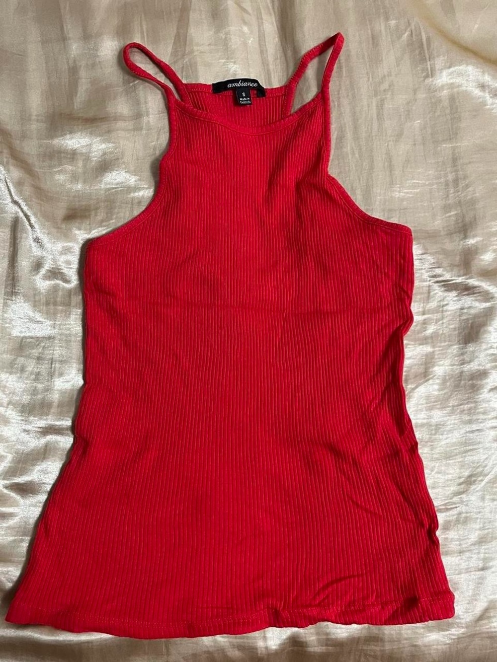 ੈ✩‧₊˚ ribbed high neck tank top